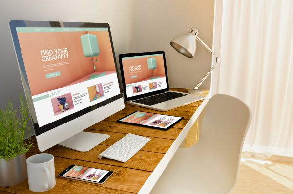 Site internet moderne pour commerçants