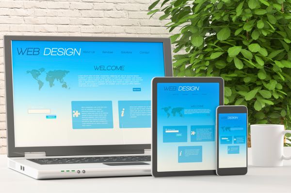 Sites responsives sur différents supports ordinateur, tablette et mobile